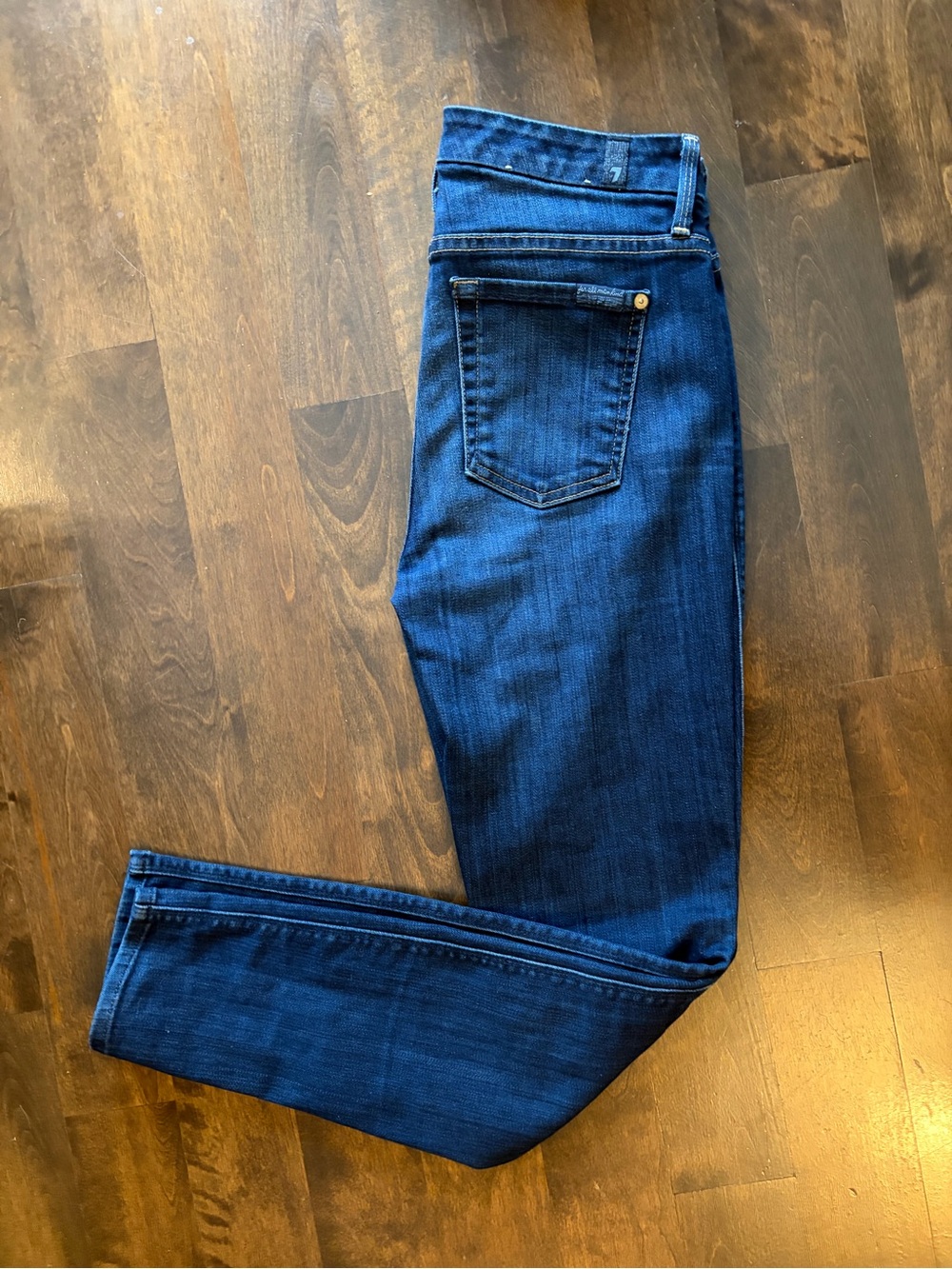 7 For All Mankind Dark Skinny ankle Jeans
